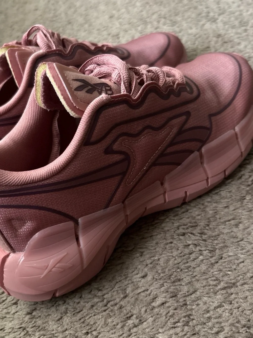 Reebok Women's Pink Athletic Sneakers